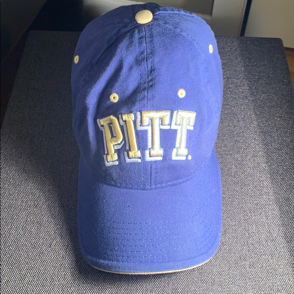 Royal Blue and Yellow Pitt Baseball Hat